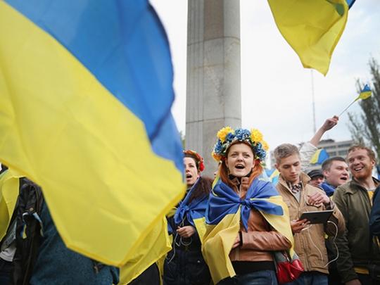 На митингах за единую Украину в Донецке поклонники русского мира кричали нам: Вон из Донбасса!