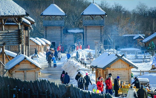 Новогодняя сказка в Парке Киевская РусьРеклама