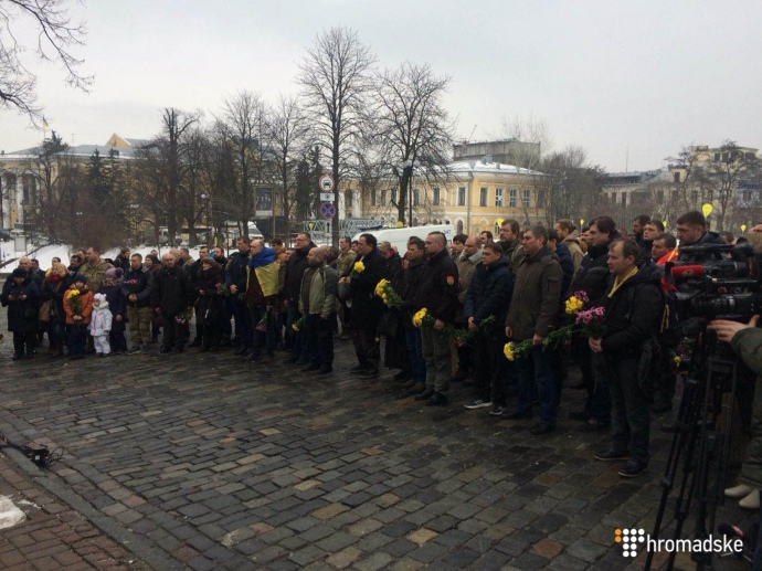 В Киеве состоялся молебен памяти героев Небесной сотни