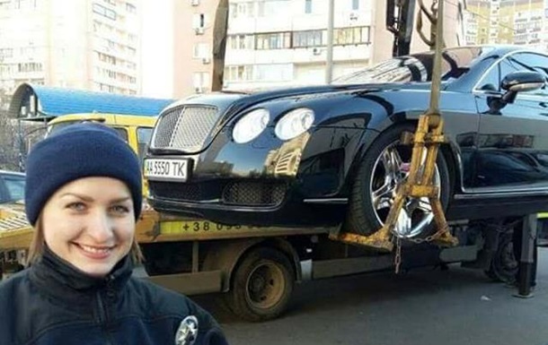 В Киеве у героя парковки забрали Bentley