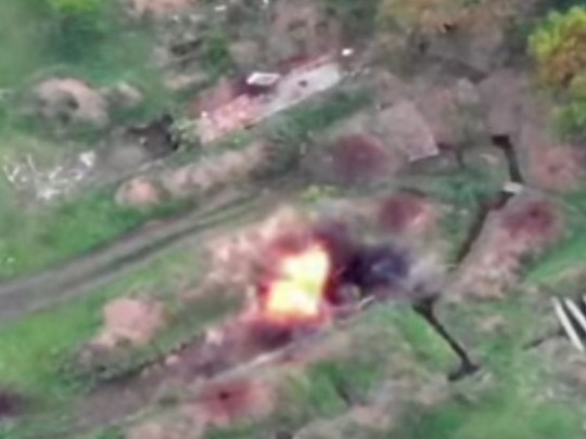 Бойцы ВСУ уничтожили БМП боевиков на Донбассе: в сети показали видео меткого удара