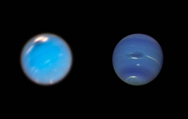 Hubble снял рождение гигантского шторма на Нептуне