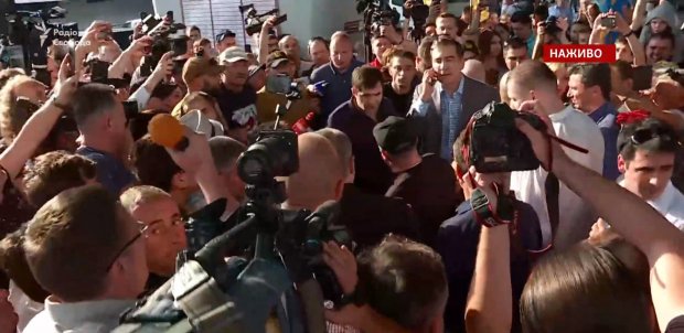 Міхеїл Саакашвілі повернувся в Україну: фото і відео