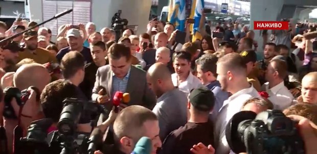 Міхеїл Саакашвілі повернувся в Україну: фото і відео