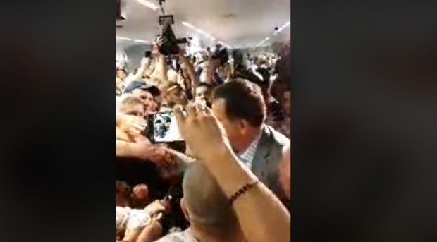Міхеїл Саакашвілі повернувся в Україну: фото і відео