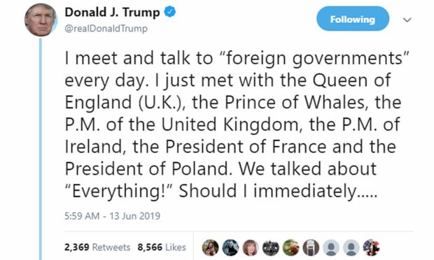 Над Трампом насмехаются в сети из-за твита о встрече с принцем китов: забавные мемы