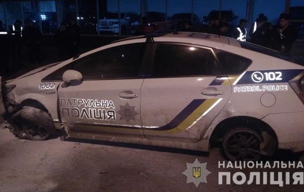 Появилось видео задержания угонщика полицейского авто