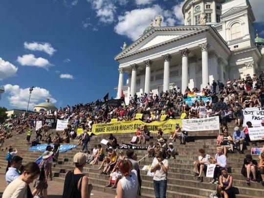 #SaveOlegSentsov: в Киеве и Хельсинки требовали освободить узника Кремля (видео)