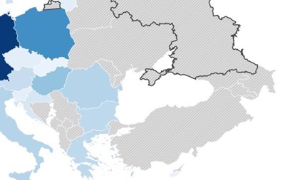 Сайт о выборах в ЕC показал Украину без Крыма