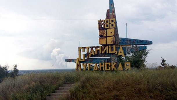 Спостерігачі ОБСЄ знову помітили бойовиків з повязками СЦКК біля Станиці Луганської