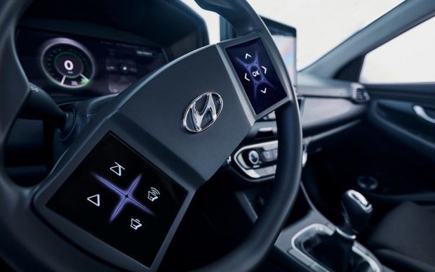 У нових моделях Hyundai може з’явитися сенсорне кермо та 3D-панель приладів