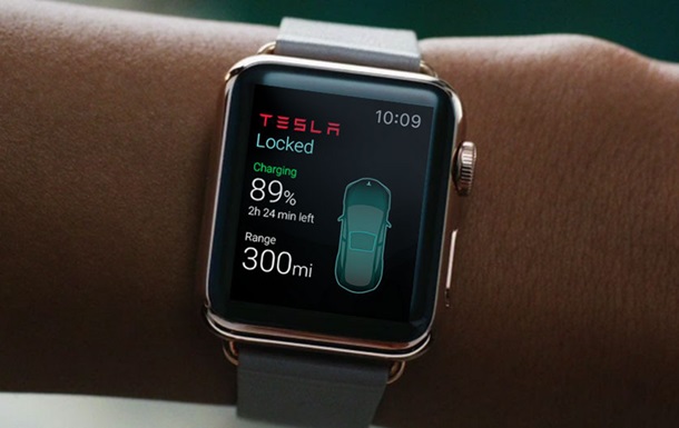 Украинцы создали первое приложение для управления авто Tesla c Apple WatchЭксклюзив