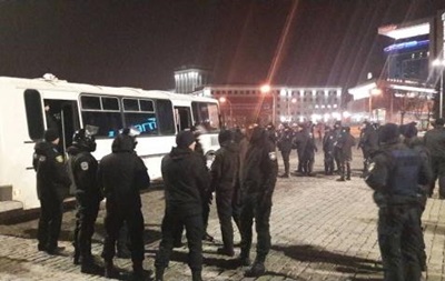 В Харькове подрались футбольные фанаты