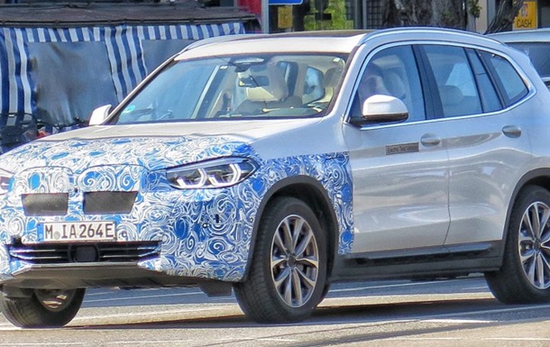 В Мюнхене сняли электрический SUV BMW