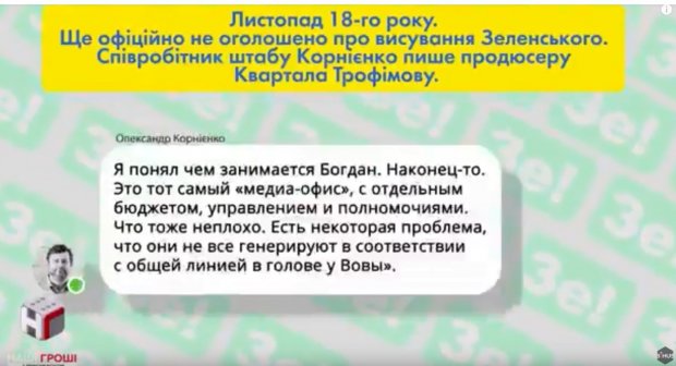 Журналісти оприлюднили листування Зе-команди: хто впливає на кандидата