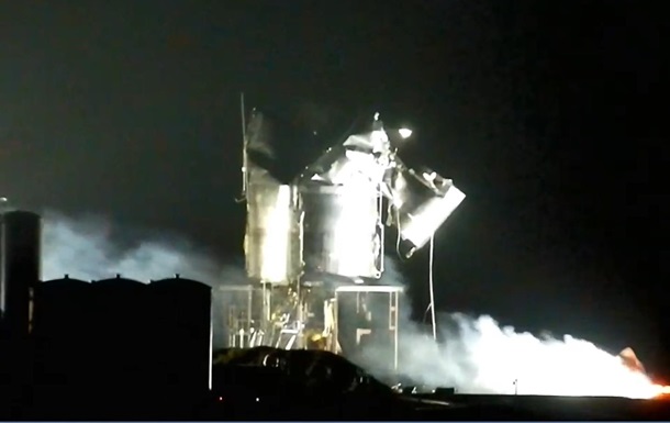 У компании SpaceX взорвался третий прототип корабля Starship