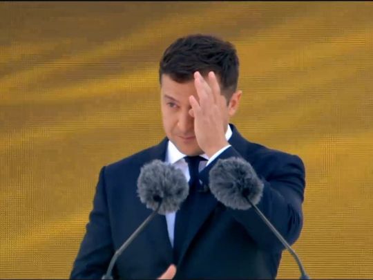Ця дівчинка на параді змусила Зеленського плакати: зворушливе відео