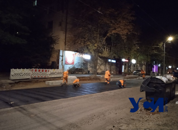 На Черняховского наконец-то начали укладывать асфальт 