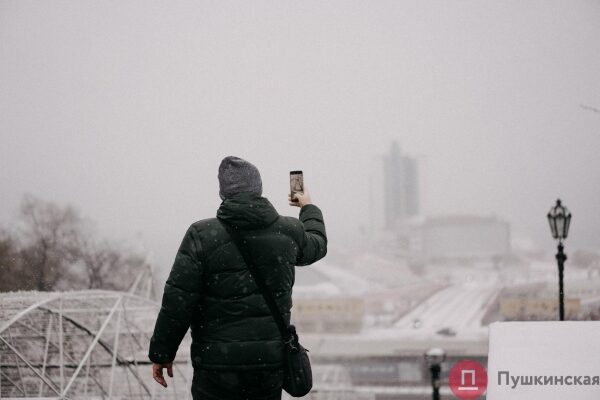 Как Одесса и одесситы встретили первый настоящий снегопад 2022 года. Большой фоторепортаж