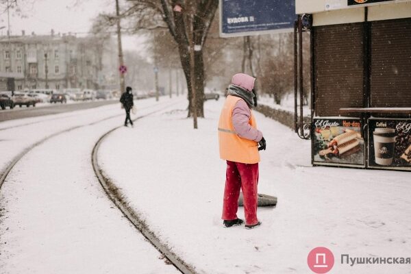 Как Одесса и одесситы встретили первый настоящий снегопад 2022 года. Большой фоторепортаж