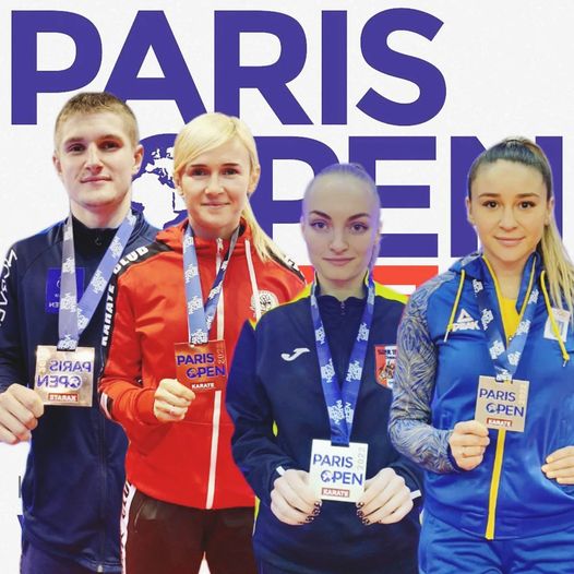 Українська красуня-каратистка Терлюга виграла перше &laquo;золото&raquo; після весілля: відео фінального бою у&nbsp;Парижі