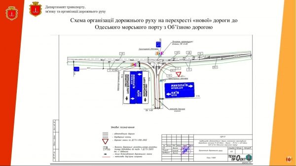 На Одесской объездной изменят схему движения: пока светофор, а потом &mdash; двухуровневая развязка. Схема