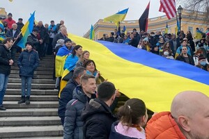В Одессе прошел патриотический Марш Единства (фото, видео)