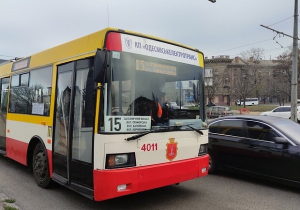 Как работает транспорт в Одессе 29 марта