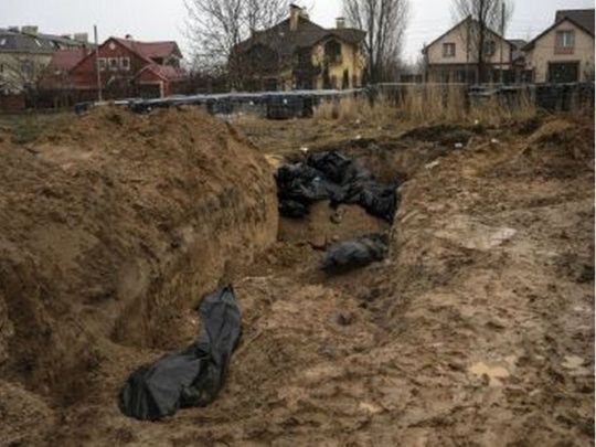 «Карма не забарилася»: в мережі з’явилося жорстке відео із знищеними «катами Бучі» — вояками 64-ї бригади армії рф (18+)
