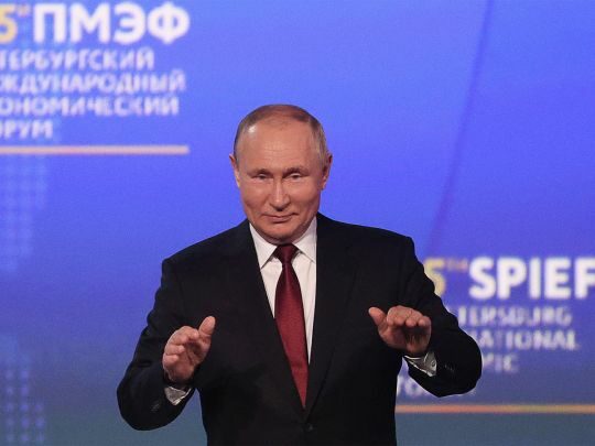 путін все ще&nbsp;сподівається, що&nbsp;&laquo;завдання спецоперації будуть вирішені&raquo;: про що&nbsp;кремлівський правитель говорив на&nbsp;форумі в&nbsp;Петербурзі