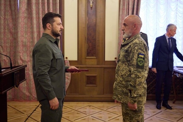 Бойцы Одесской теробороны получили награды от президента 