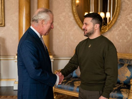 Володимир Зеленський зустрівся з&nbsp;королем Чарльзом ІІІ (відео)