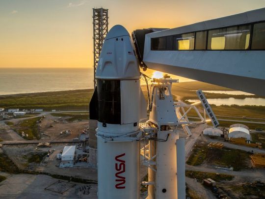 На&nbsp;МКС відправили туристів на&nbsp;космічному кораблі SpaceX