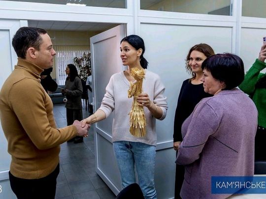 Мер Кам’янського Андрій Білоусов розповів, для чого у місто приїздила телеведуча Єфросиніна: перші подробиці