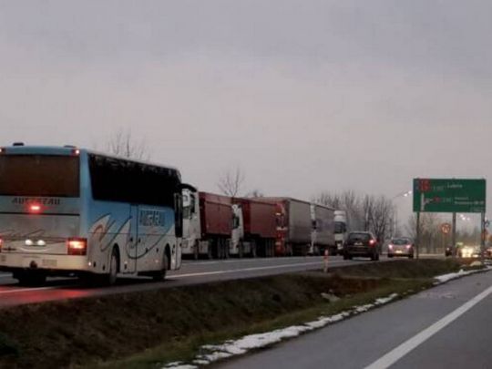 Польські перевізники відновляють акцію протесту на&nbsp;кордоні