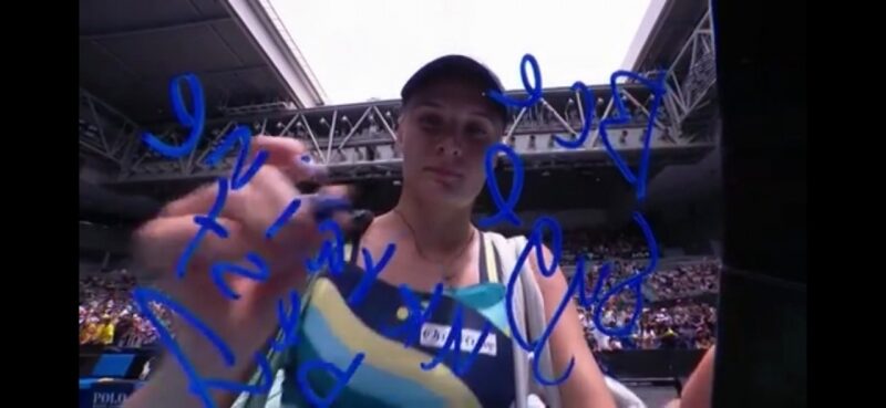 &laquo;Все буде Україна&raquo;: Ястремська створила ще&nbsp;одну сенсацію на&nbsp;Australian Open (фото, відео)