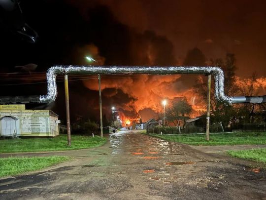 Сили оборони уразили як&nbsp;мінімум три електропідстанції та&nbsp;базу зберігання пального в&nbsp;росії,&nbsp;&mdash; ЗМІ