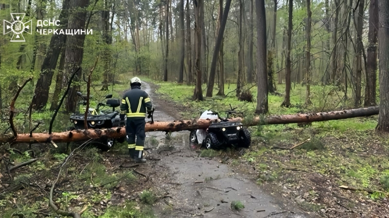 Буревій в&nbsp;Україні: дерева вбивають людей, сотні населених пунктів без електрики (фото)