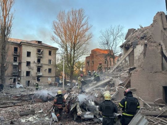 Нічний удар ворога: у&nbsp;Дніпрі руйнування та&nbsp;багато поранених, Біла Церква у&nbsp;диму (фото, відео)